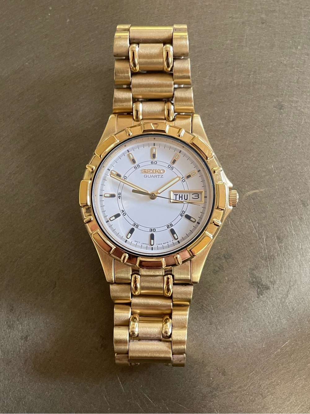 Seiko Quartz Datejust Watch Read*